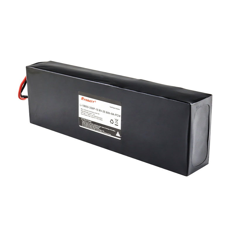 18650动力锂电池pack 3S8P 10.8V 20A 大容量储能设备电池