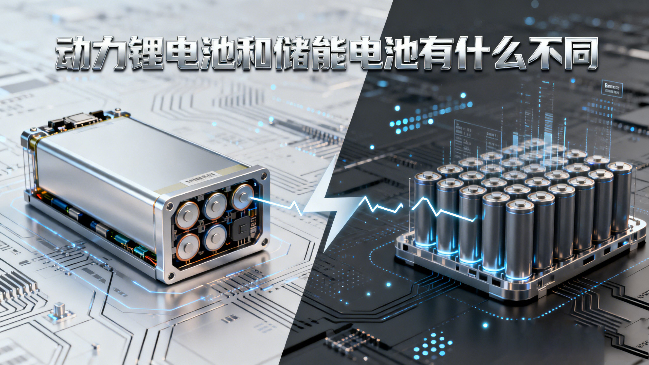 瑞鼎公司解析：动力锂电池与储能电池的核心差异